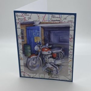 3D Motorcycle Card