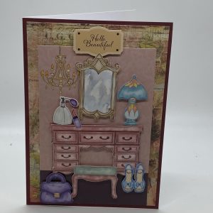 3D Girls Vanity Card