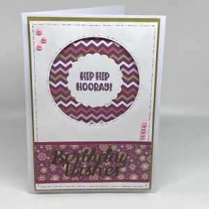 Cutout Circle Birthday Card