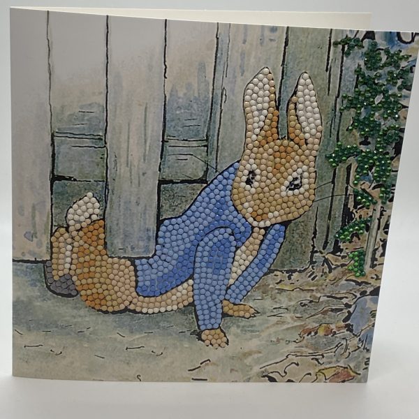 Beatrix Potter Beaded Peter Rabbit Card