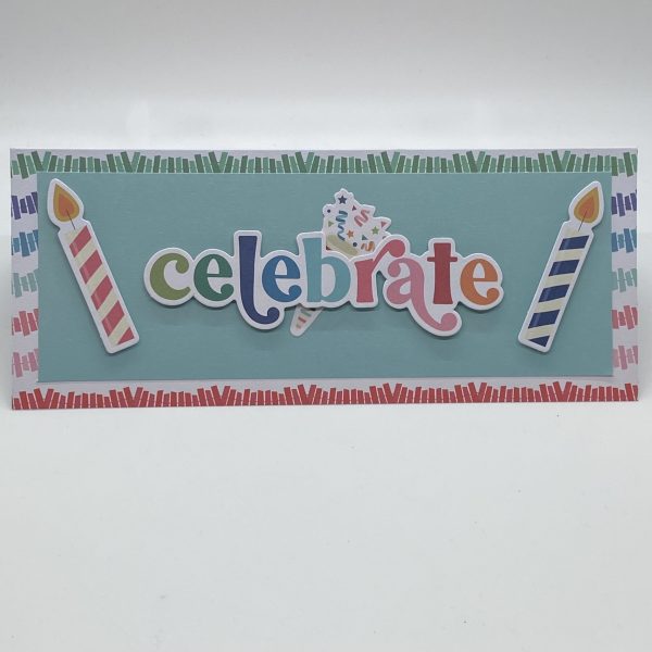 Celebrate Slim Fold Card