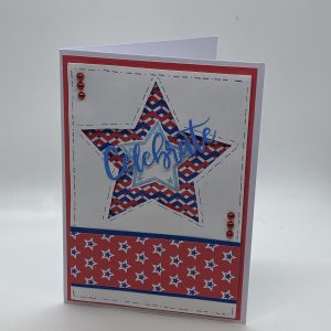 Celebrate Star Cut Window Card