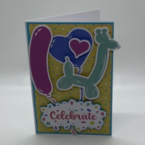 Celebrate Balloons Raised  Card