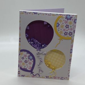 Balloons Shaker Card