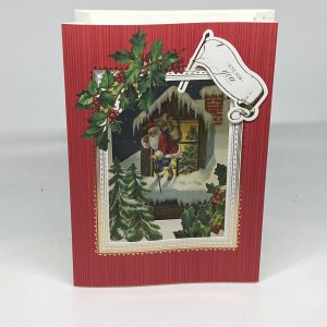 3D Stand Up Santa Card