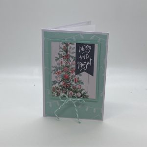 Christmas Tree In Pastels Card