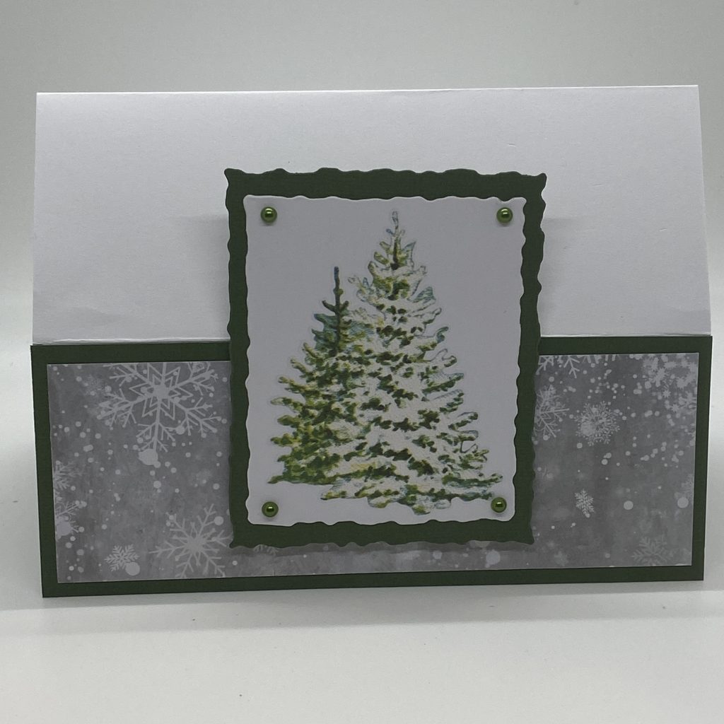 Christmas Tree Easel Card