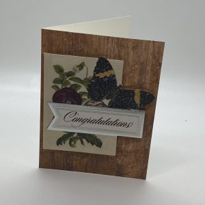 Congratulations Butterfly Card