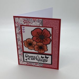 Forever In Our Hearts Glitter Card