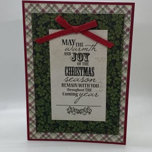 Framed Christmas Verse Card