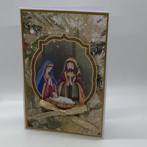 Framed Holy Family Christmas Card