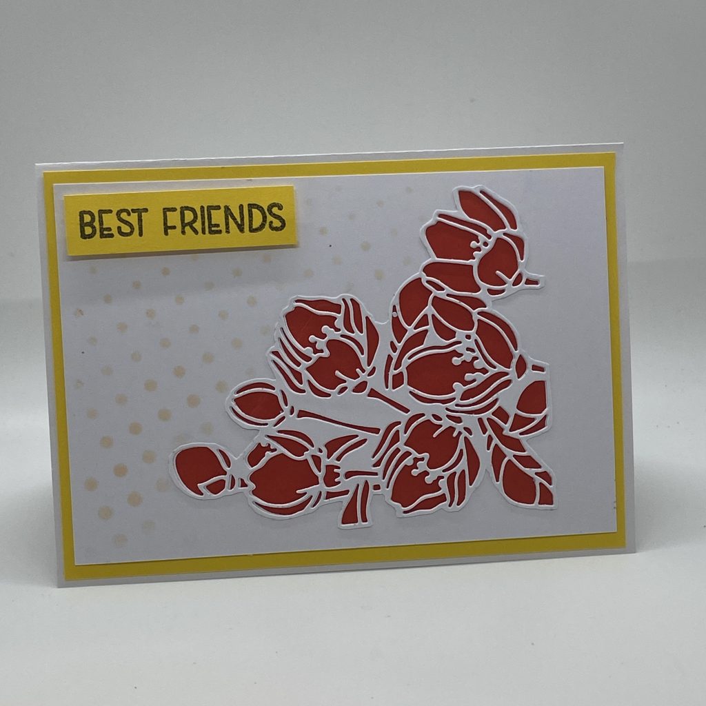 Best Friends Cutout Card