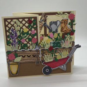 Garden Shed Dimensional Card