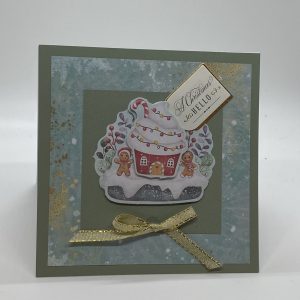 Gingerbread Cupcake Card