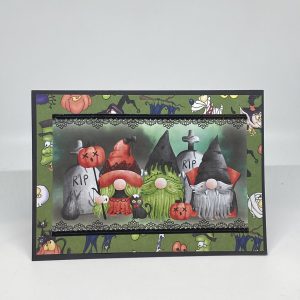 Graveyard Gnomes Halloween Card