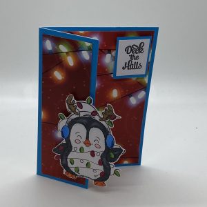 Half Fold Penguin Card