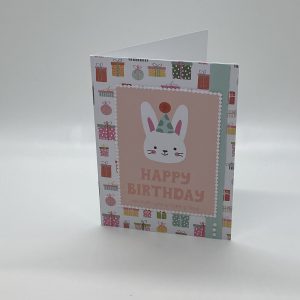 Happy Birthday Bunny Card