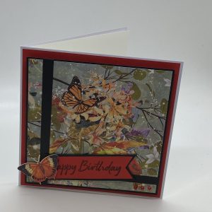 Happy Birthday Butterfly Card