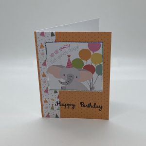 Happy Birthday Elephant Card