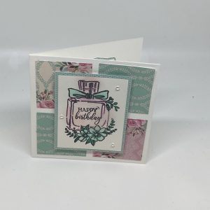 Happy Birthday Perfume Bottle Card