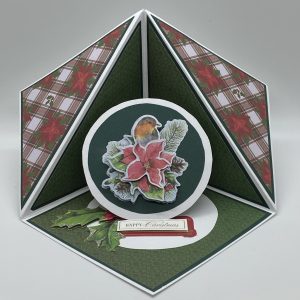 Happy Christmas Triangle Card