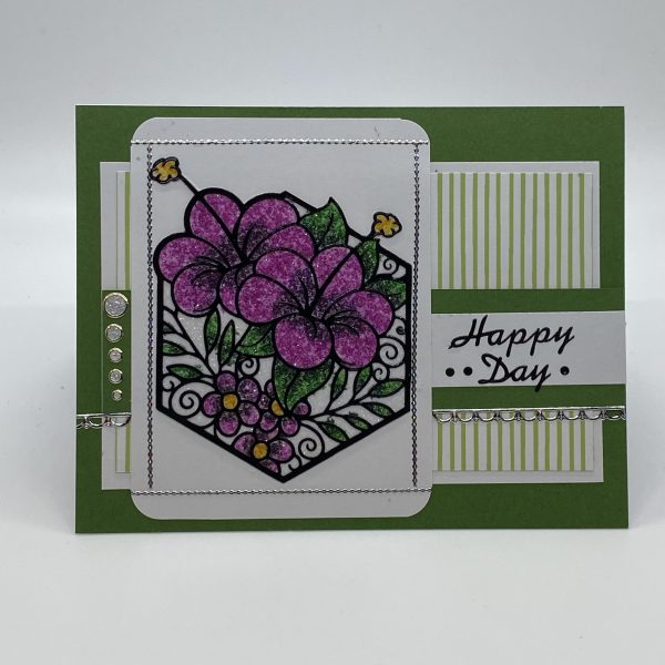 Happy Day Glitter Card