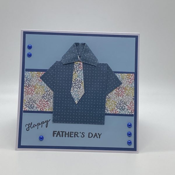 Happy Father's Day Folded Shirt Card