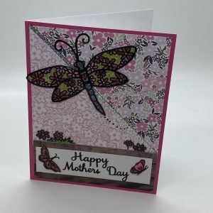 Happy Mother's Day Glitter Butterfly Card