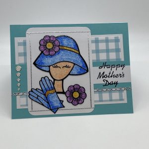 Happy Mother's Day Glitter Hat Card