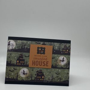 Haunted Houses Halloween Card