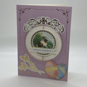 Hippity Hoppity Happy Easter Twirl Card