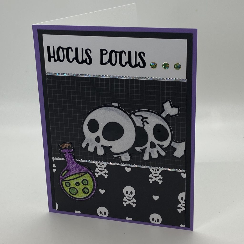Hocus Pocus Glitter Card