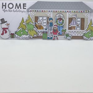 Home For The Holidays Raised Card