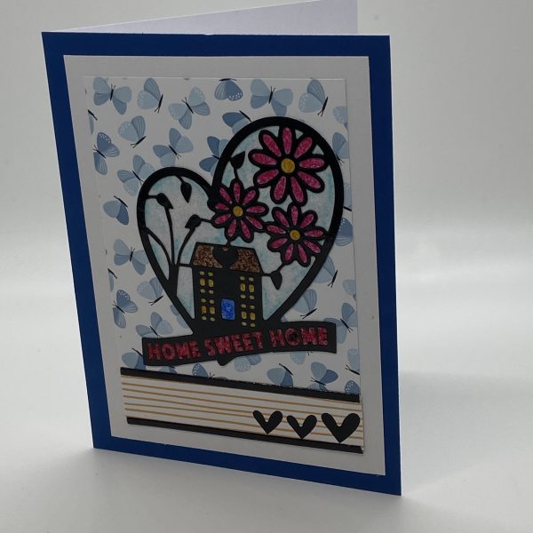 Home Sweet Home Glitter Card