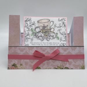 How Precious Are Your Thoughts Hand Colored Special Fold Card