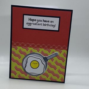 Humorous Egg Birthday Card