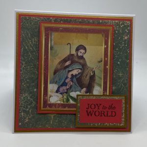 Joy To The World Nativity Card