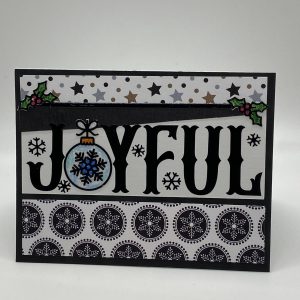 Joyful Glitter Card