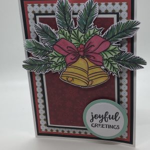 Joyful Greetings Hand Colored Card