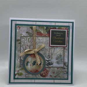 Layered Christmas Ornament Card