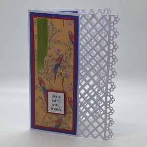 Life's Better With Friends Lattice Card