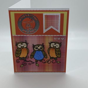 Anytime Is The Right Time For A Hug Glitter Card