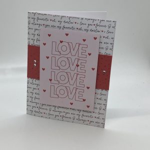 Love Love Love Panel Card