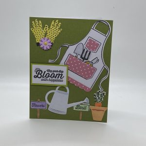 May Your Day Bloom With Happiness Apron Card