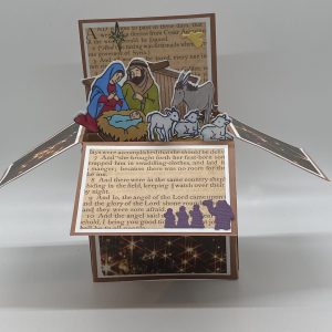 Nativity Story Pop Up Box Card