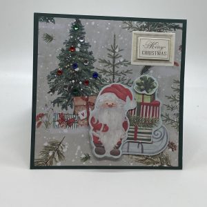 Outdoor Santa Gnome Card