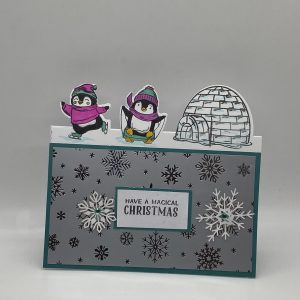 Penguin Edgeable Christmas Card