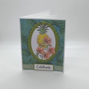 Pineapple Tropical Card