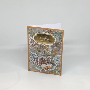 Pinecones And Bells Card