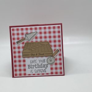 Pop Up Pizza Box Card